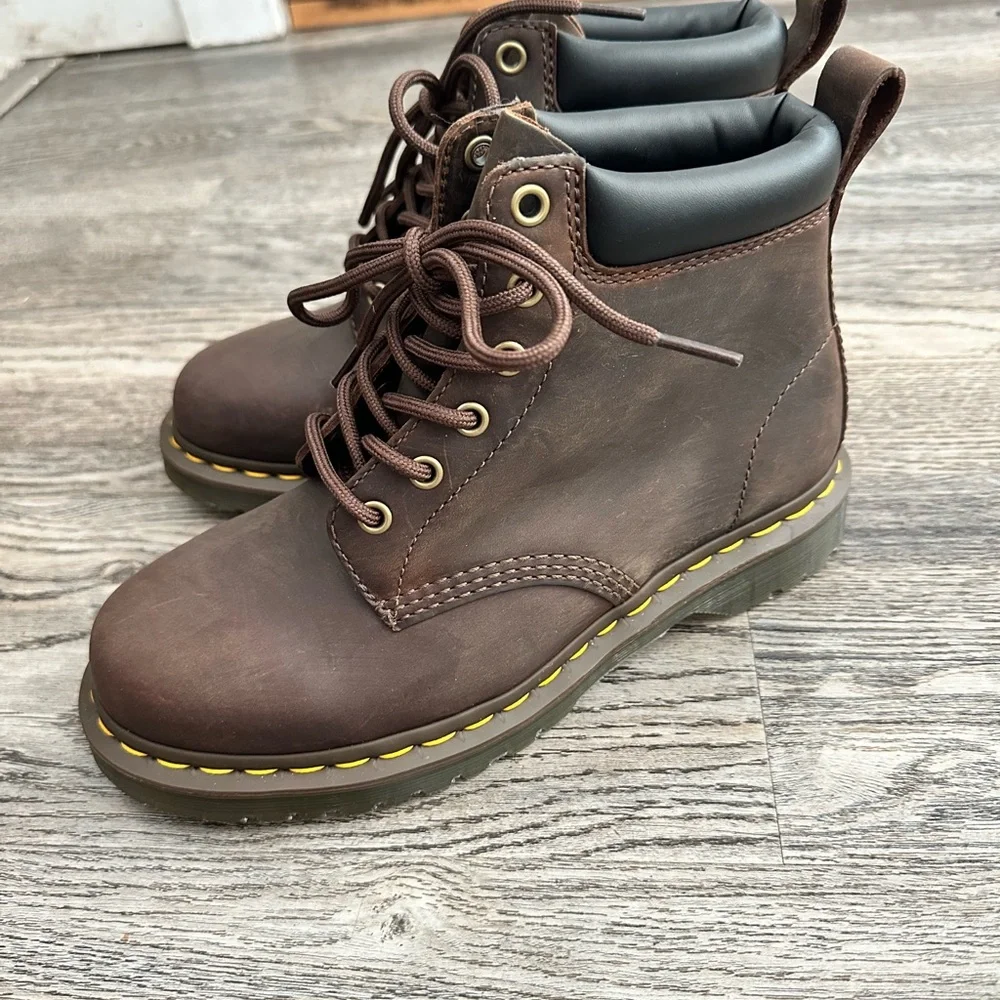 NWOT Doc Dr Martens Crazy Horse 939 Ben Boot Size 6M/7W Brown Durable Boot - Picture 4 of 10